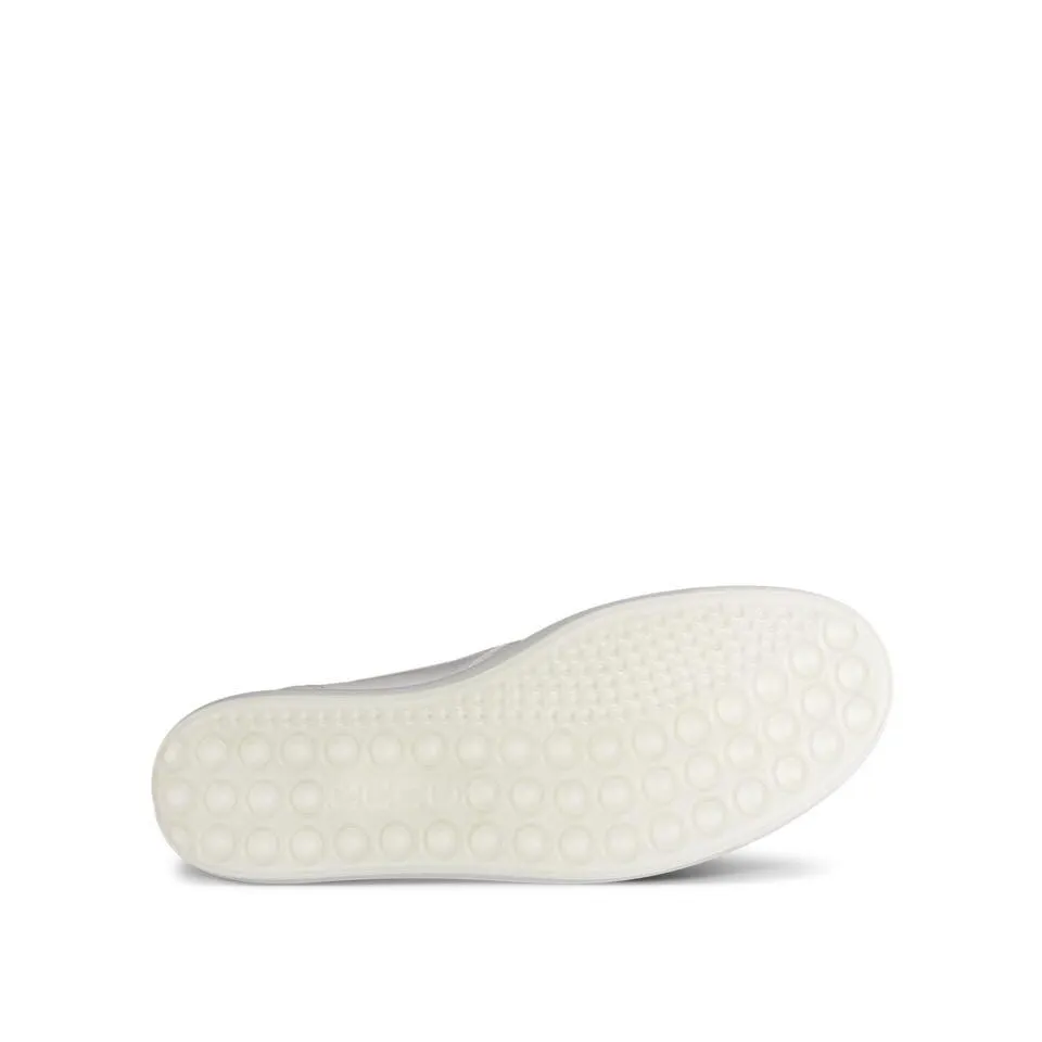 Ecco Women's Soft 7 Easy Slip On Shoe - White/Patent White