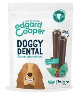 Edgard and Cooper | Doggy Dental Strawberry & Mint Large Dog 7 Sticks | 7sticks