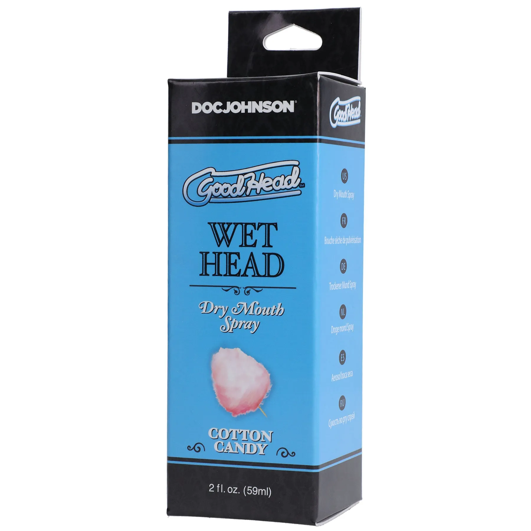 Enhance Oral Pleasure with GoodHead Wet Head Dry Mouth Spray Cotton Candy 2 Oz - Vegan, Sugar-Free, and Made in America!