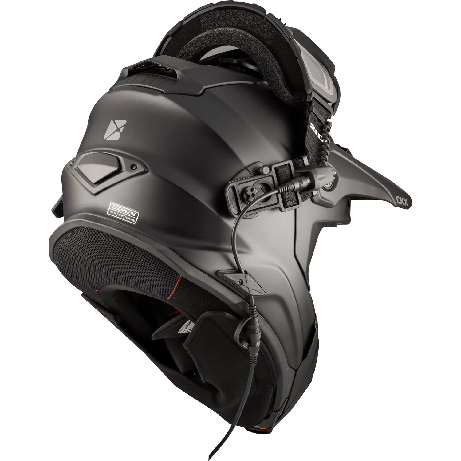 FIBERGLASS SOLID HELMET TITAN ORIGINAL - ELECTRIC COMBO