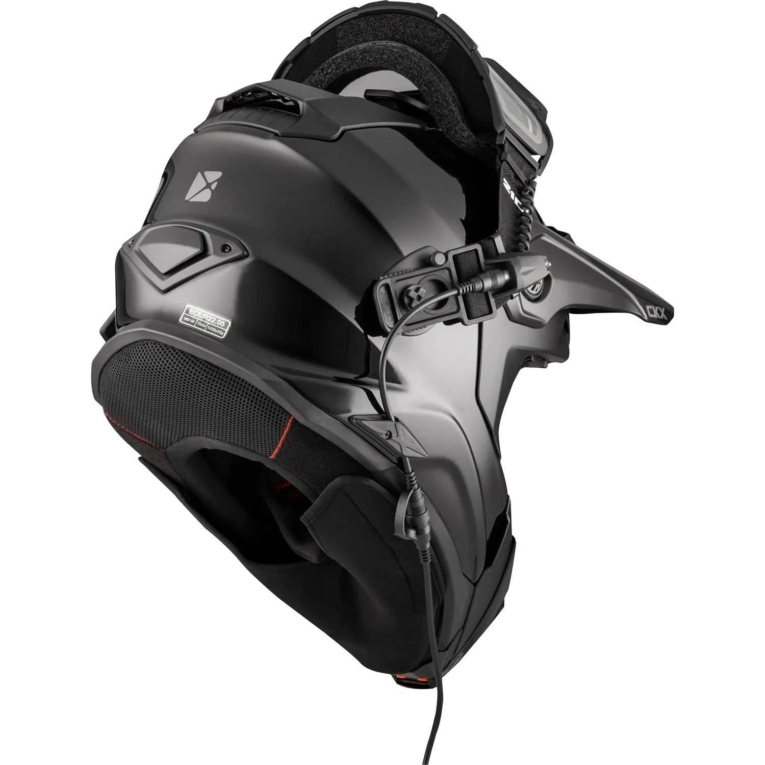 FIBERGLASS SOLID HELMET TITAN ORIGINAL - ELECTRIC COMBO