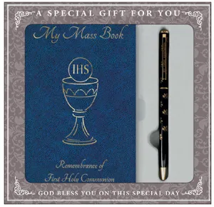 First Holy Communion Prayer Book Gift Set Boy