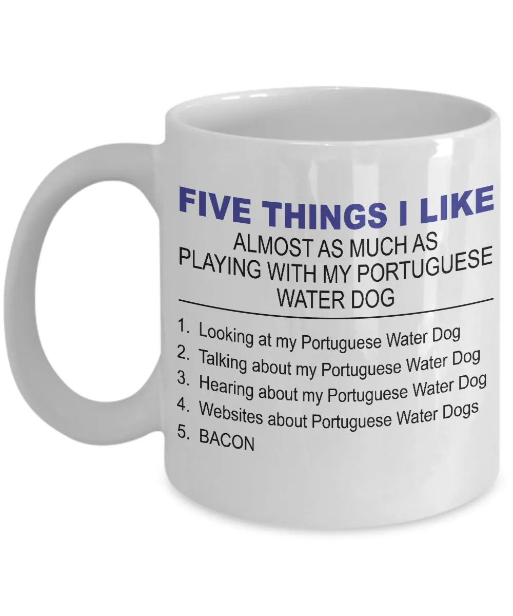 Five Thing I Like About My Portuguese Water Dog