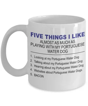 Five Thing I Like About My Portuguese Water Dog