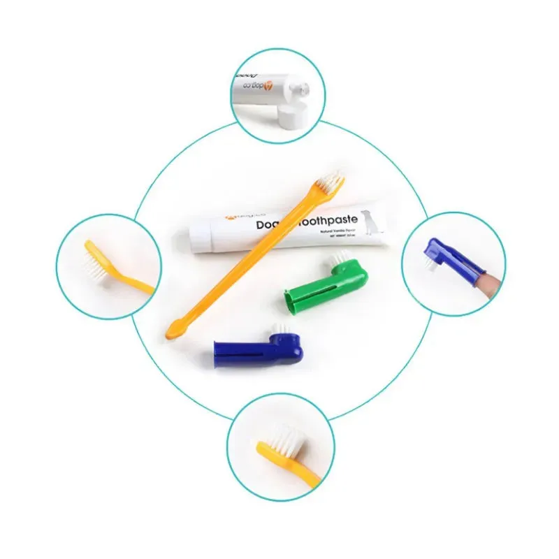 Flavoured Pet Toothbrush Set
