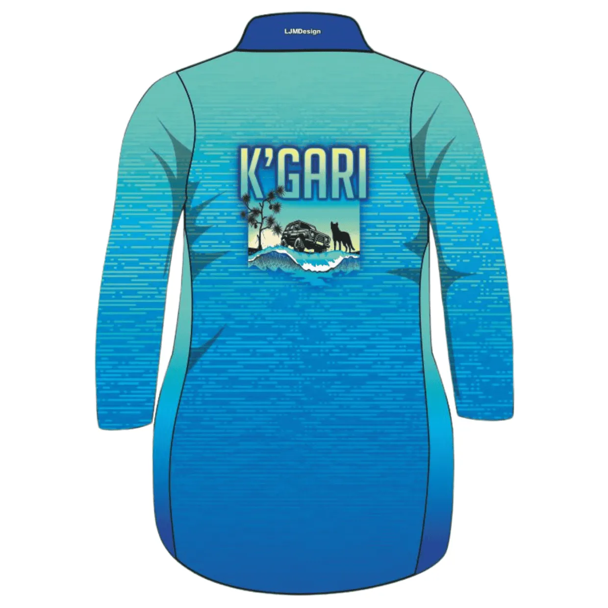 Fraser Island | K'gari Beach Wave Blue Fishing Dress ★Pre-Order★