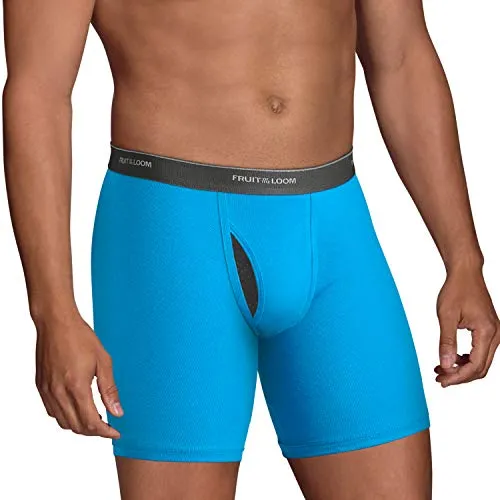 Fruit of the Loom Men's Coolzone Boxer Briefs, 6 Pack-Assorted Colors