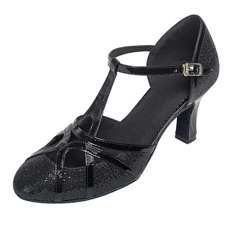 Glitter Salsa Dance Shoes Women Latin Dance Shoes