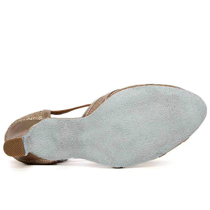 Glitter Salsa Dance Shoes Women Latin Dance Shoes