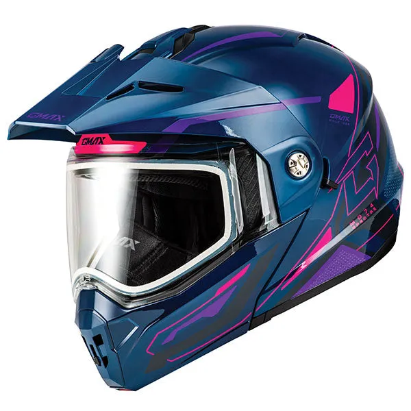 GMAX MD74 Spectre Dual Sport Helmet with Dual Lens Face Shield