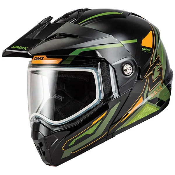 GMAX MD74 Spectre Dual Sport Helmet with Dual Lens Face Shield