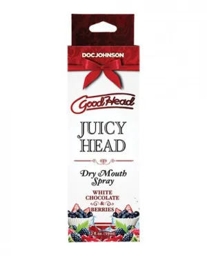 GoodHead Juicy Dry Mouth Spray - 2 oz White Chocolate & Berries