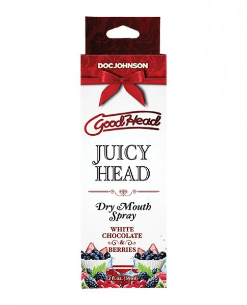 GoodHead Juicy Dry Mouth Spray - 2 oz White Chocolate & Berries