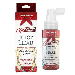 GoodHead - Juicy Head - Dry Mouth Spray - Strawberries & Champagne - 2 fl. oz.
