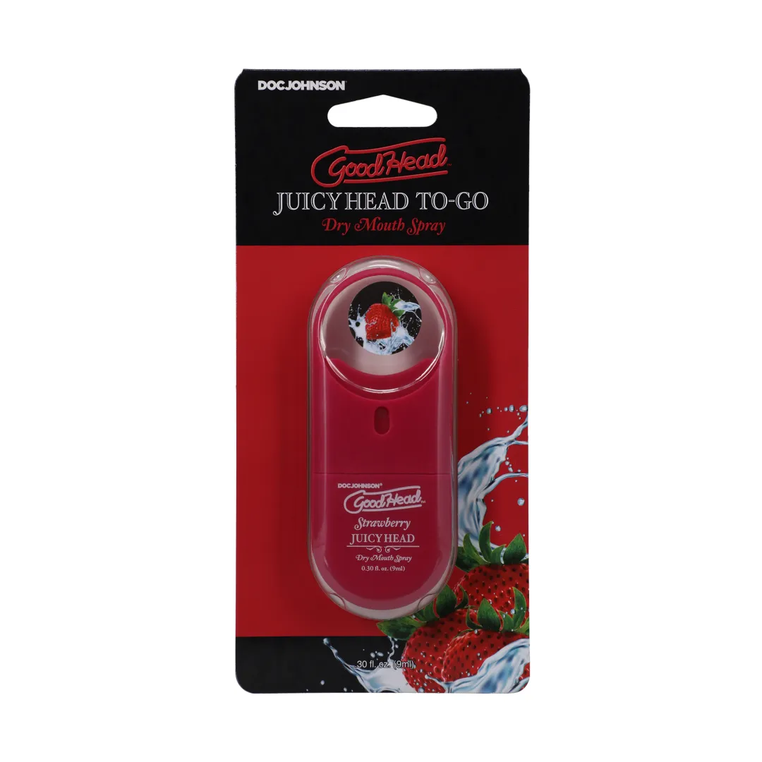 GoodHead - Juicy Head Dry Mouth Spray To-Go - Strawberry - .30 fl. oz.