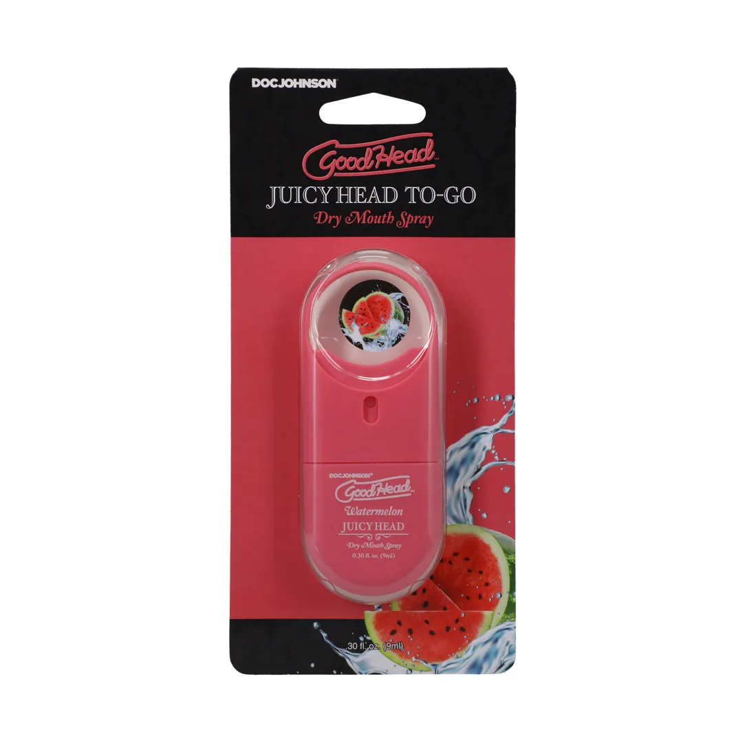 GoodHead - Juicy Head Dry Mouth Spray To-Go - Watermelon - .30 fl. oz.