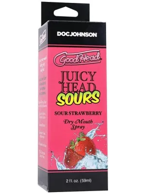 GoodHead Juicy Head Sour Dry Mouth Spray 59ml - Strawberry