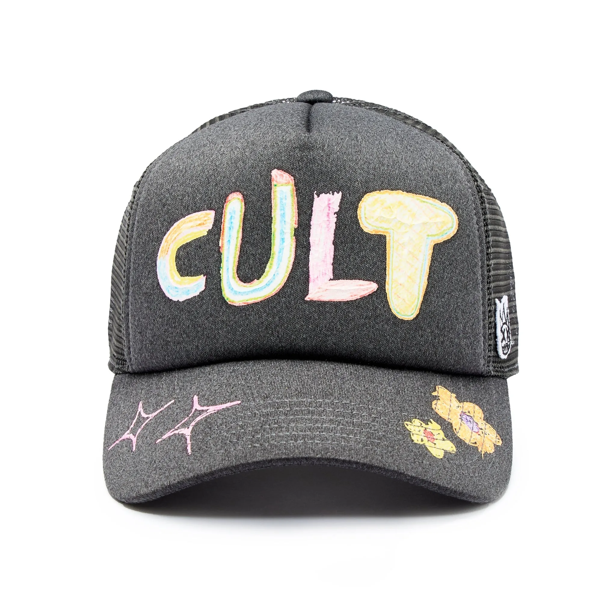 Hand Drawn Trucker - Steel