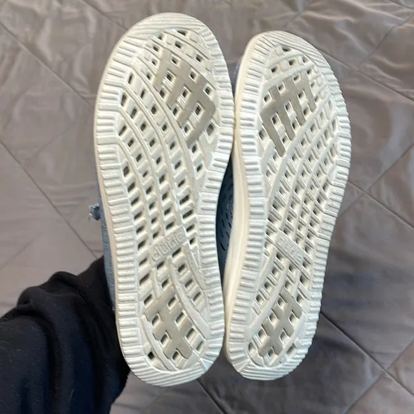 Hey Dude Blue Gray Wally H2O Slip On Sneaker Size 8