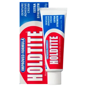 Holdtite Denture Adhesive Cream - Extra Strength