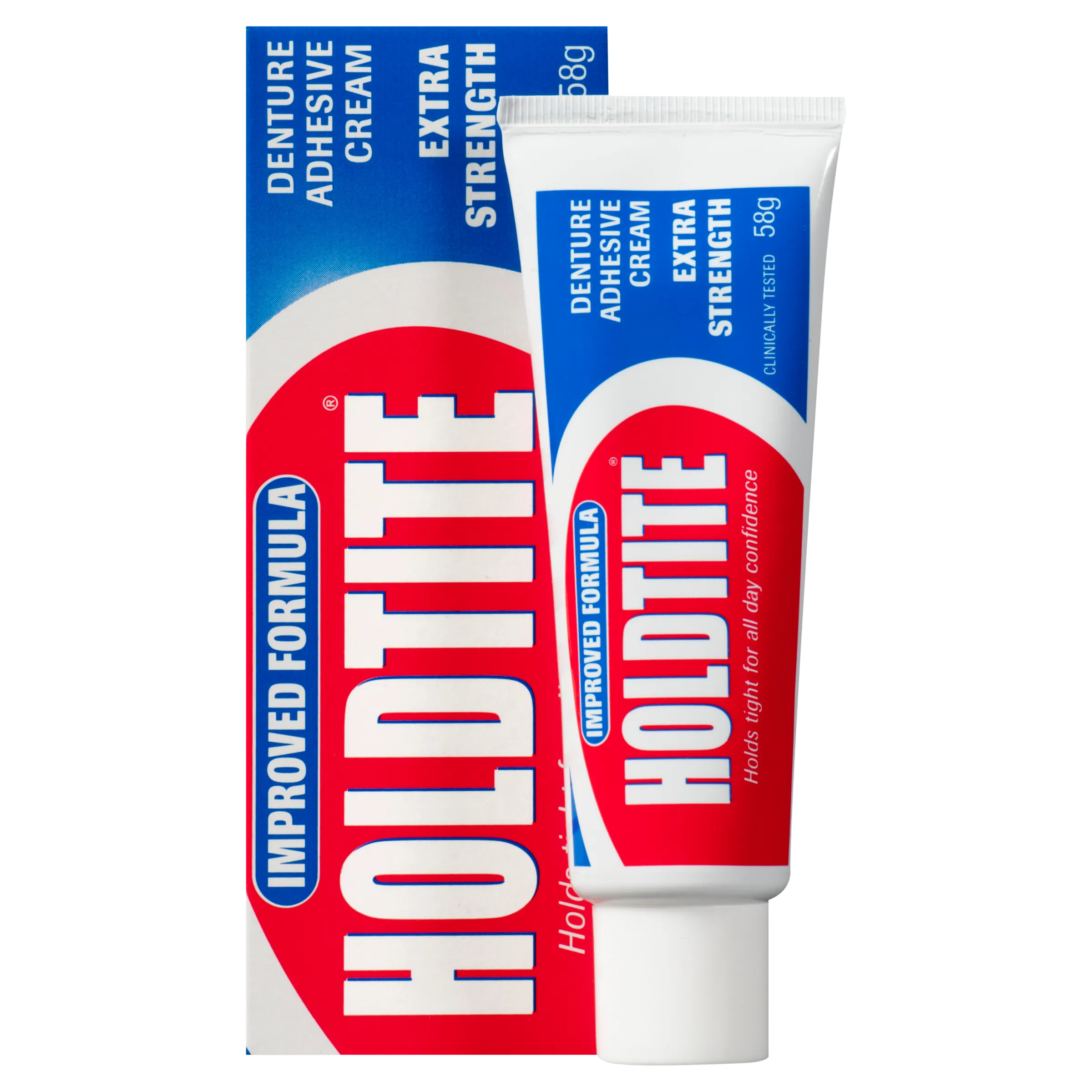 Holdtite Denture Adhesive Cream - Extra Strength
