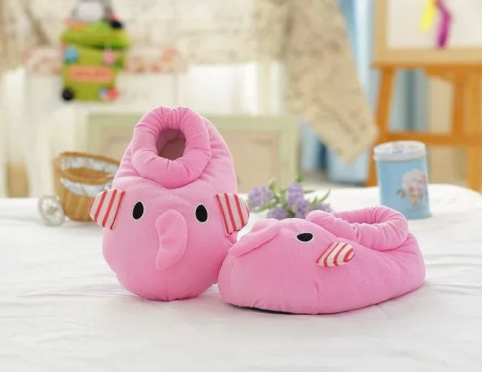 Home cute cotton slippers