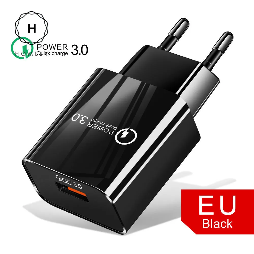 Homlly Quick Charge 3.0 Power Plug Adapter
