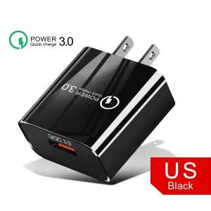 Homlly Quick Charge 3.0 Power Plug Adapter