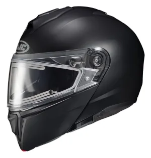 i90 Solid Snow Helmets with Dual-Lens Electric Shield