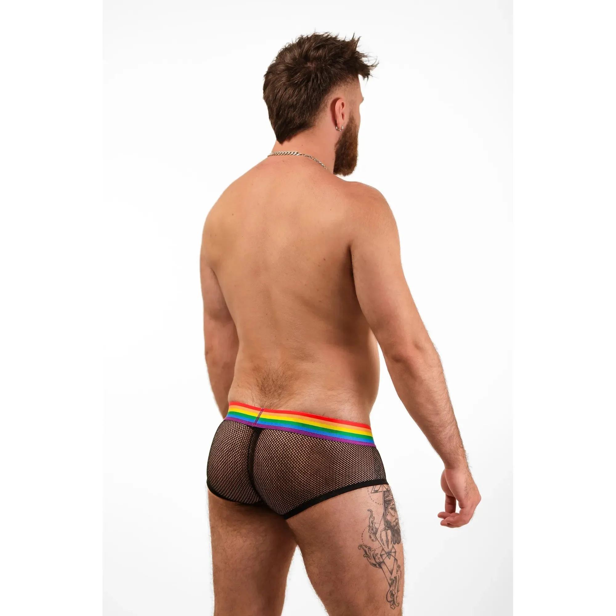 JOCKMAIL MESH PRIDE BRIEF
