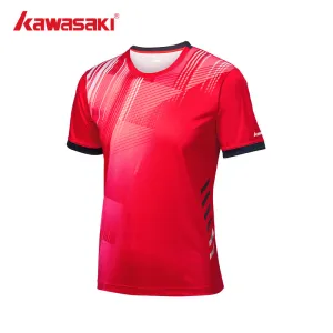 Kawasaki Female badminton T- Shirt K1C02-A2936-1-red