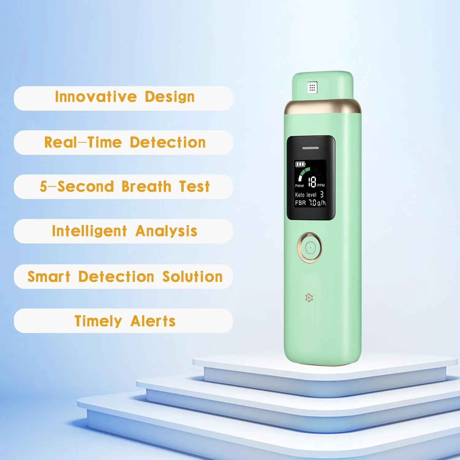 Ketone Breath Meter Upgraded Ketone Tester for Tracking Your Ketones