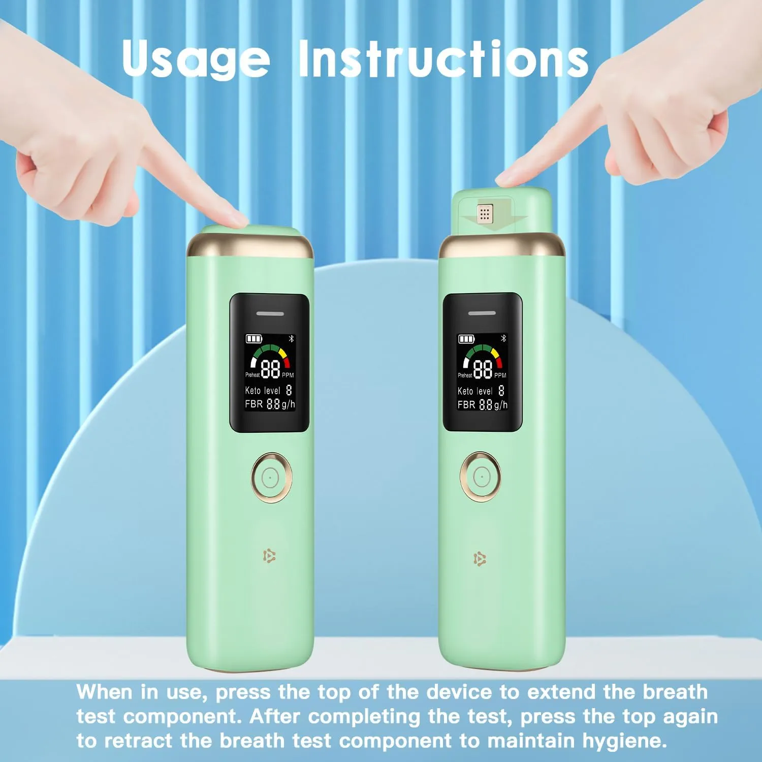 Ketone Breath Meter Upgraded Ketone Tester for Tracking Your Ketones