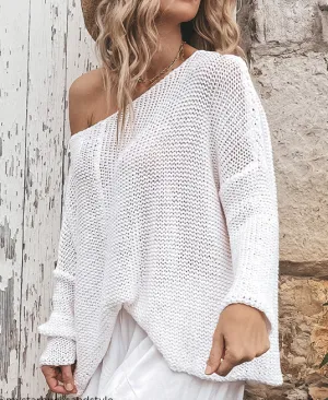 Key West Crew Cotton Breaker White