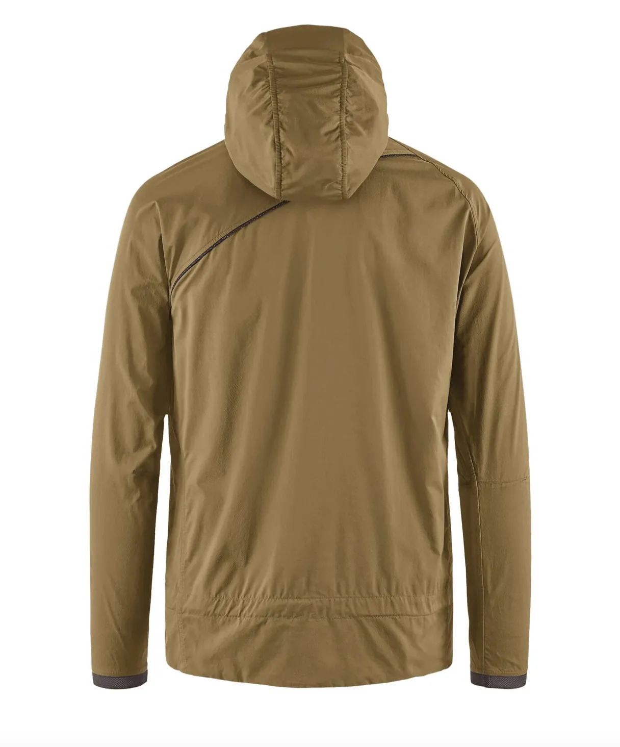Klättermusen: Men's Nal Hooded Windbreaker Jacket - Olive