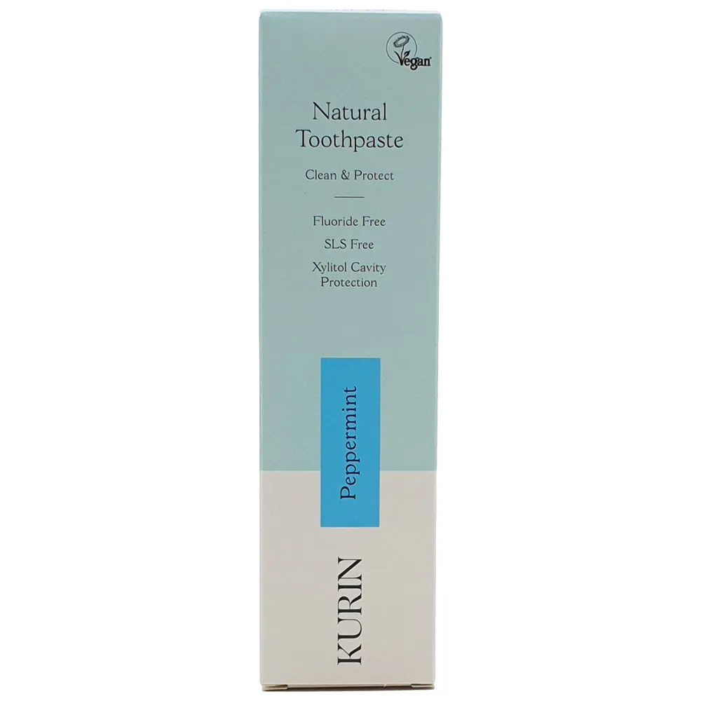 Kurin Natural Toothpaste Fluoride Free Peppermint 100ml