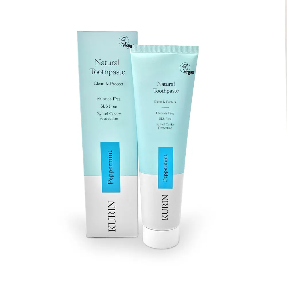 Kurin Natural Toothpaste Fluoride Free Peppermint 100ml