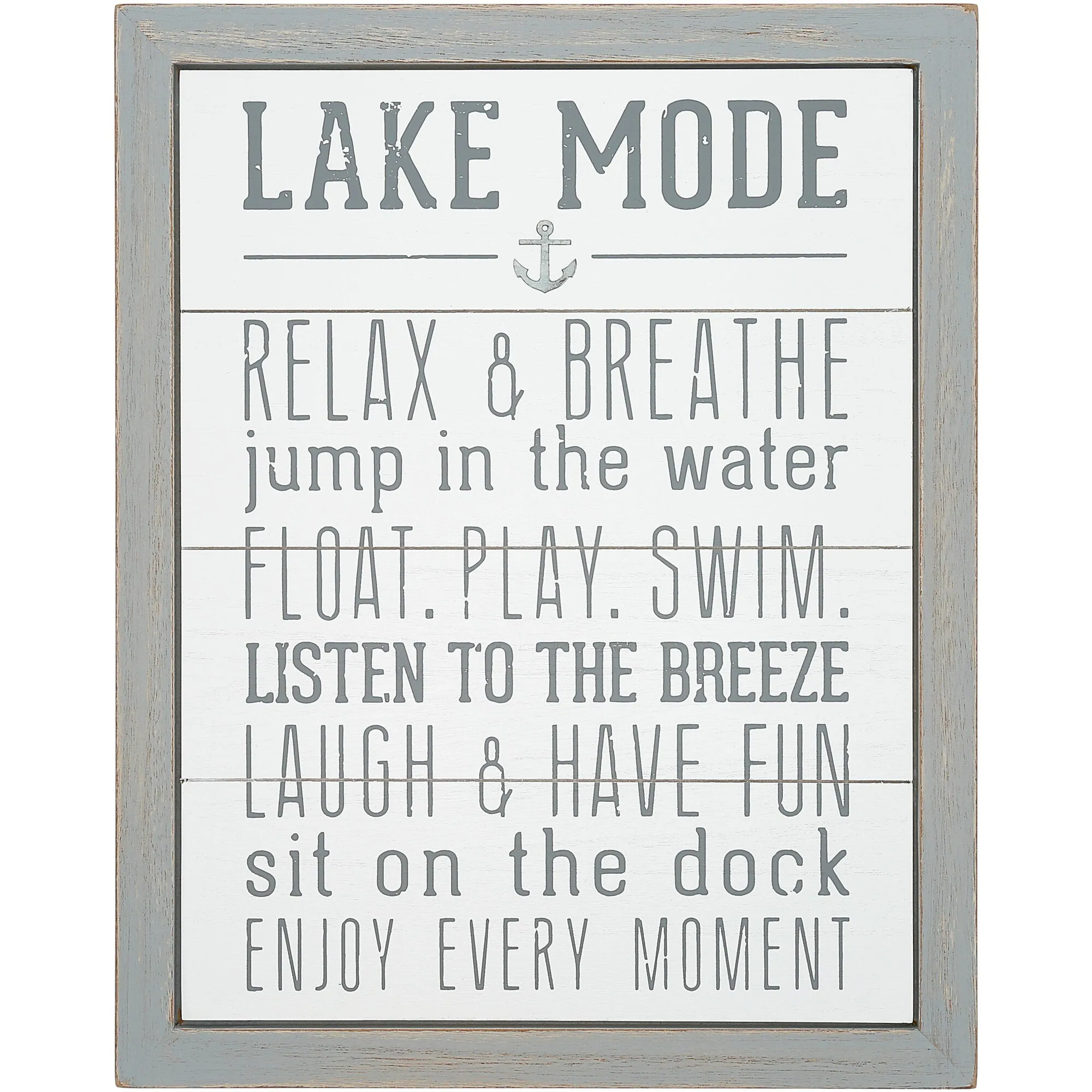 Lake Mode 12" x 15" MDF Sign