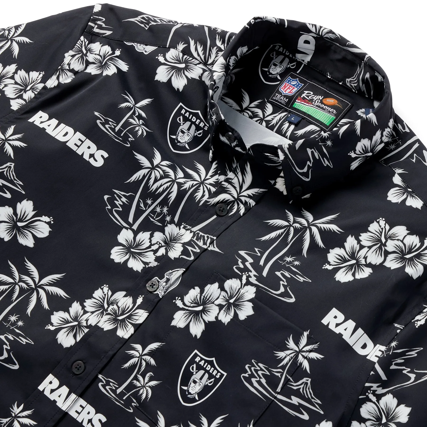 LAS VEGAS RAIDERS KEKAI PERFORMANCE BUTTON FRONT