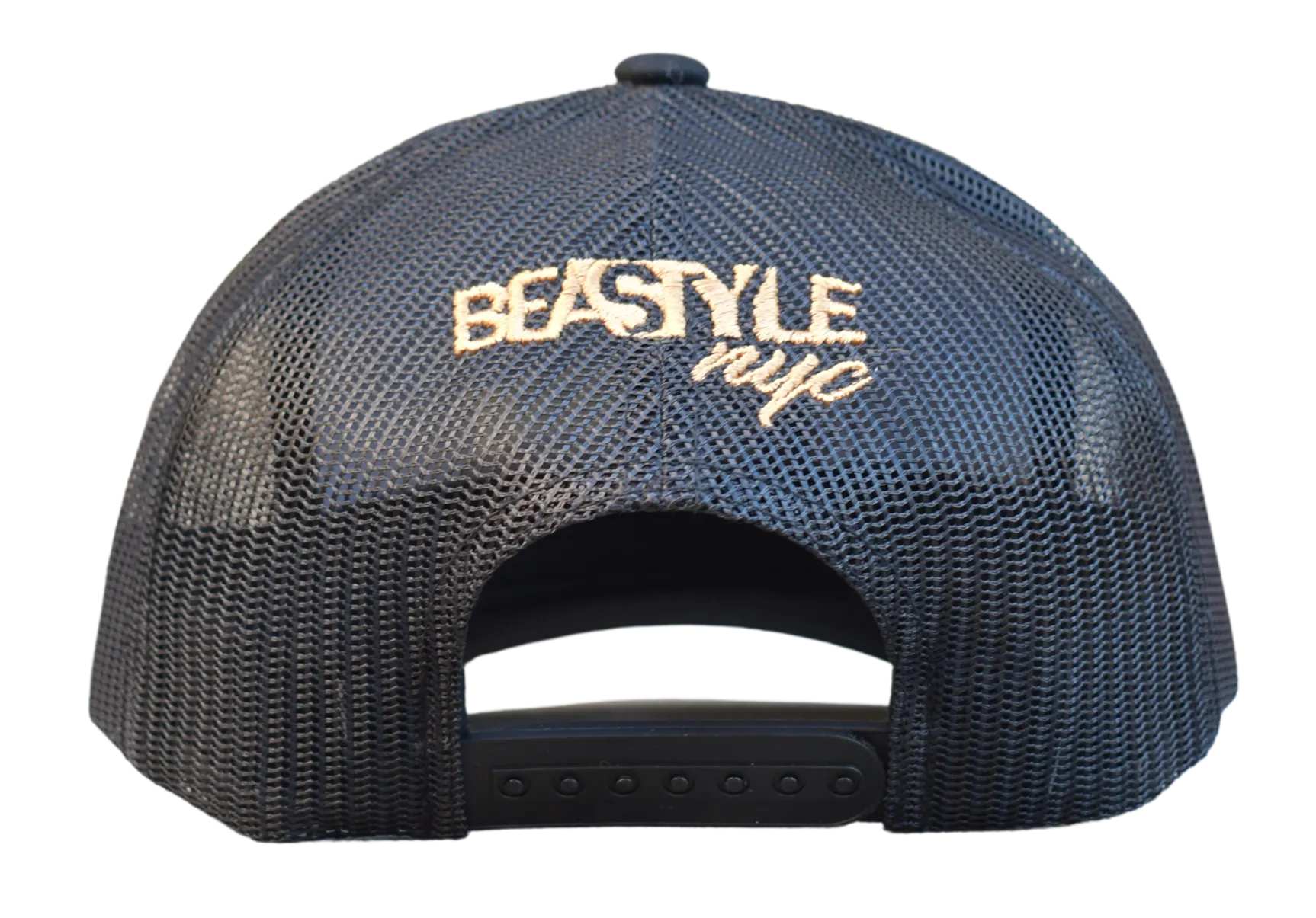 Leopard Beast Black Trucker Mesh Snapback Cap