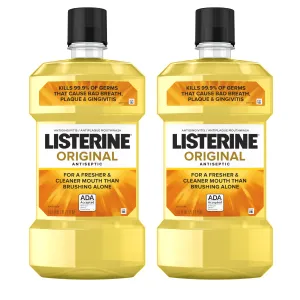 Listerine Original Antiseptic Mouthwash, 1.5L Twinpack
