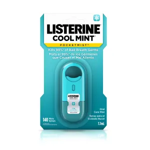 Listerine Pocketmist Cool Mint Oral Care Mist