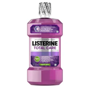 Listerine Total Care Anticavity Mouthwash, Fresh Mint, 1 L