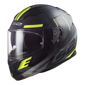 LS2 FF320 Stream Evo Shadow Helmet - Silver / Hi-Vis Yellow