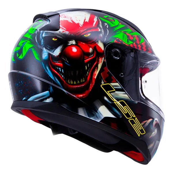 LS2 Rapid Full-Face Motorcycle Helmet - Happy Dreams Graphic