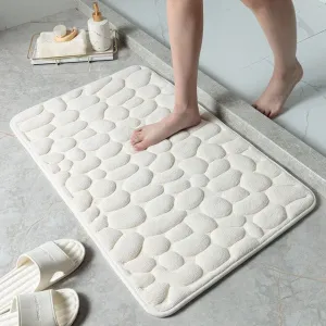 Luxury CottonStone Anti-Slip Bath Mat – Comfort Meets Safety