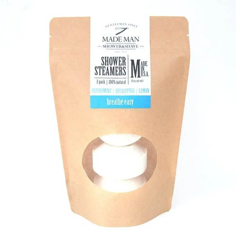Made Man Breath Easy Shower Steamers 9oz