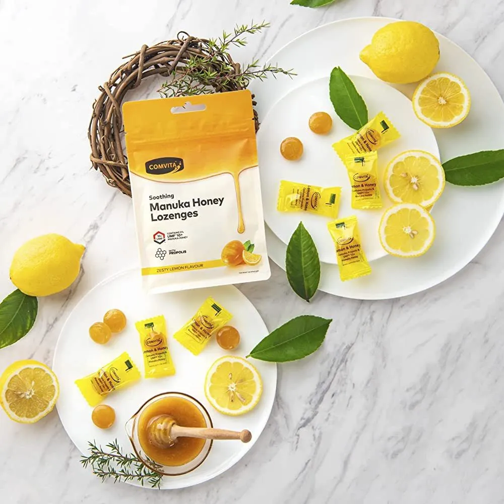 Manuka Honey UMF10  Lozenges with Propolis (Lemon) 500g