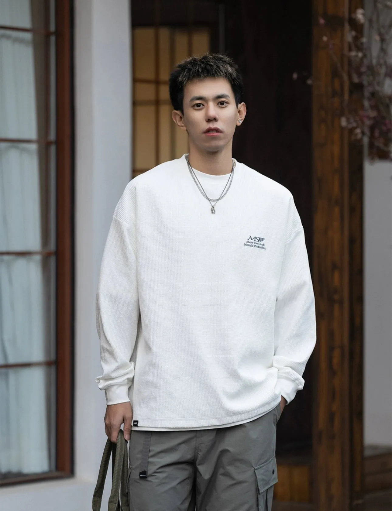 MASS 25SS WAFFLE LS TEE