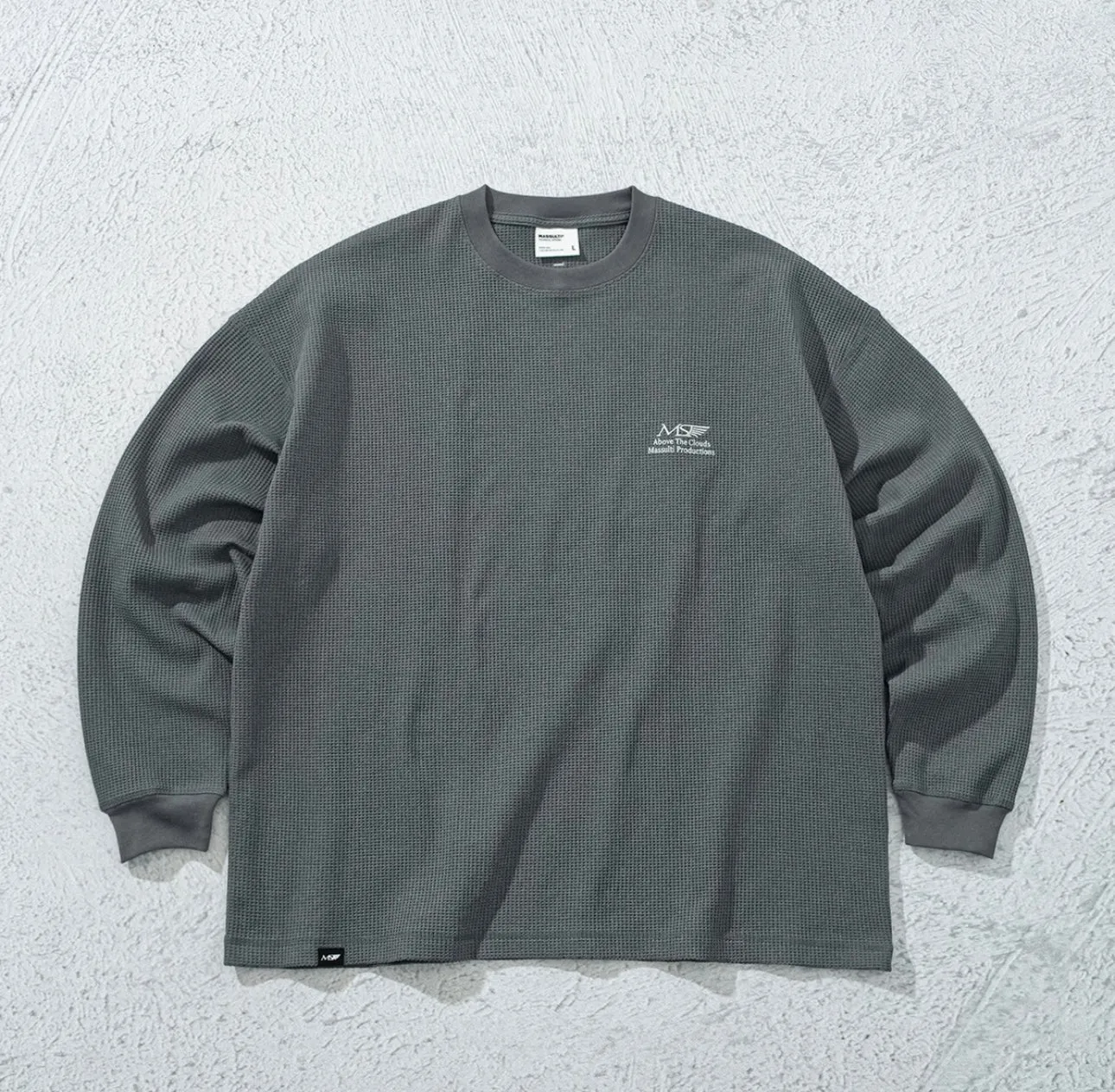 MASS 25SS WAFFLE LS TEE